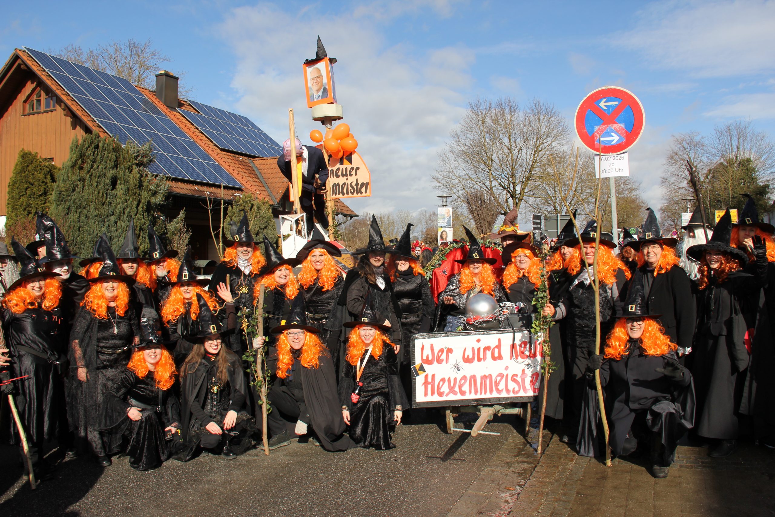 Hexenmeistersuche am Rosenmontag